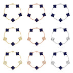 [Imperial]New CLOVER 5 MOTIF LAPIS LAZULI BRACELET COLLECTION