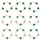 [Imperial]New  CLOVER 5 MOTIF MALACHITE BRACELET COLLECTION