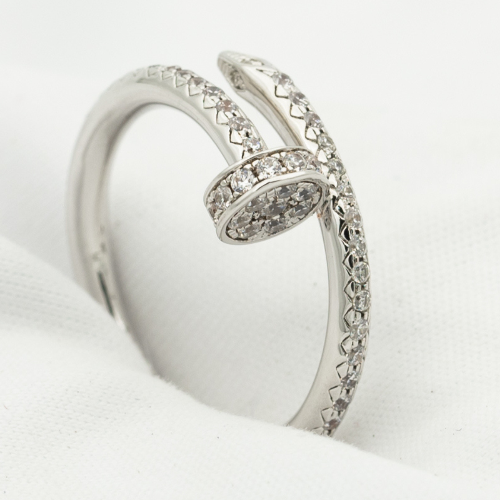 Imperial Juste Ring, 1,8 mm Silber, Diamanten