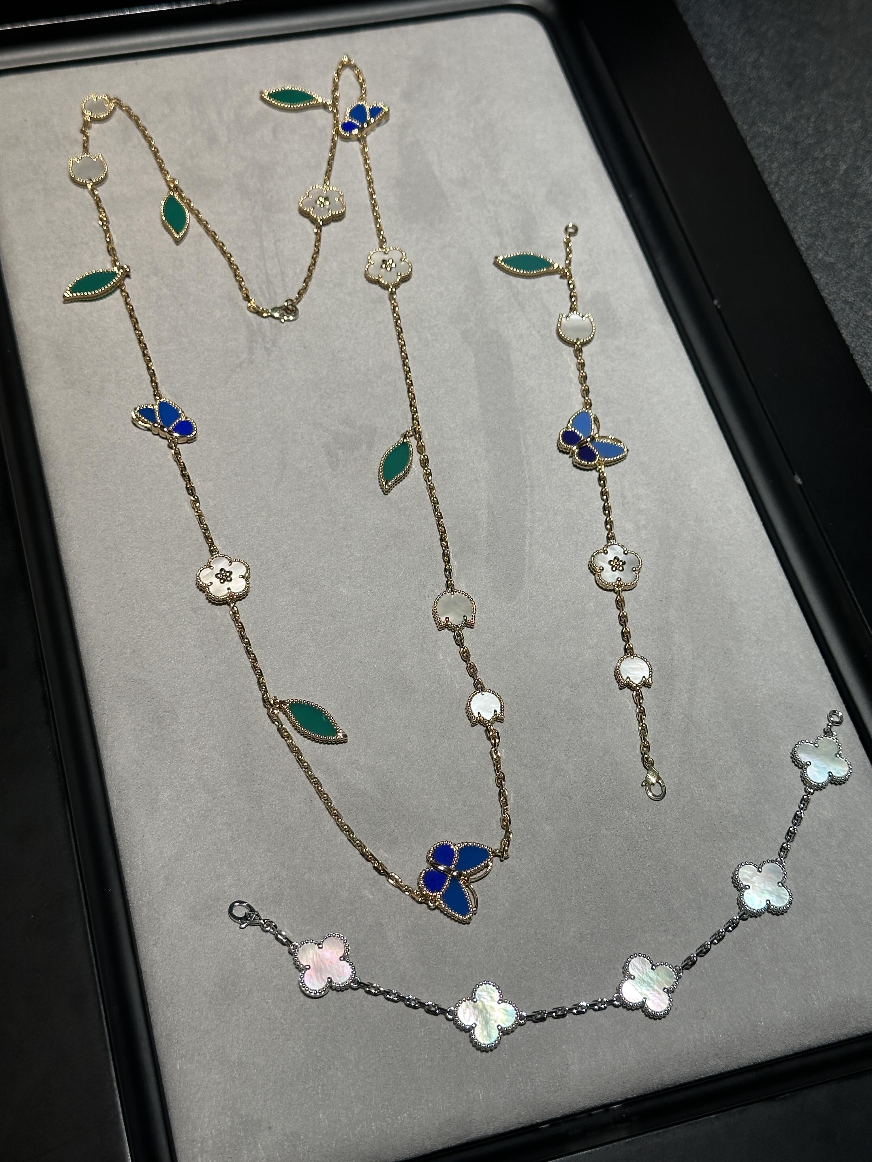 [Imperial] 26 NEW CLOVER 15 MOTIFS LUCKY NECKLACE
