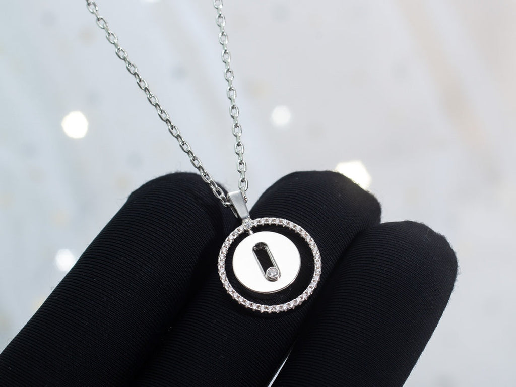 [Imperial] MOVE PM NECKLACE SILVER DIAMOND