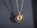 [Imperial] MOVE PM NECKLACE PINK GOLD DIAMOND