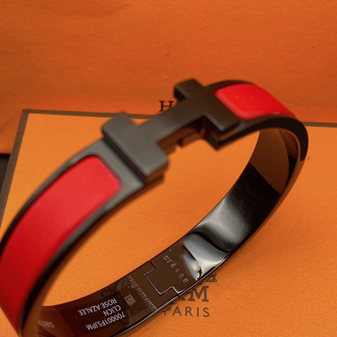 ¡®Imperial¡¯CLIC HM SO BLACK RED BRACELET