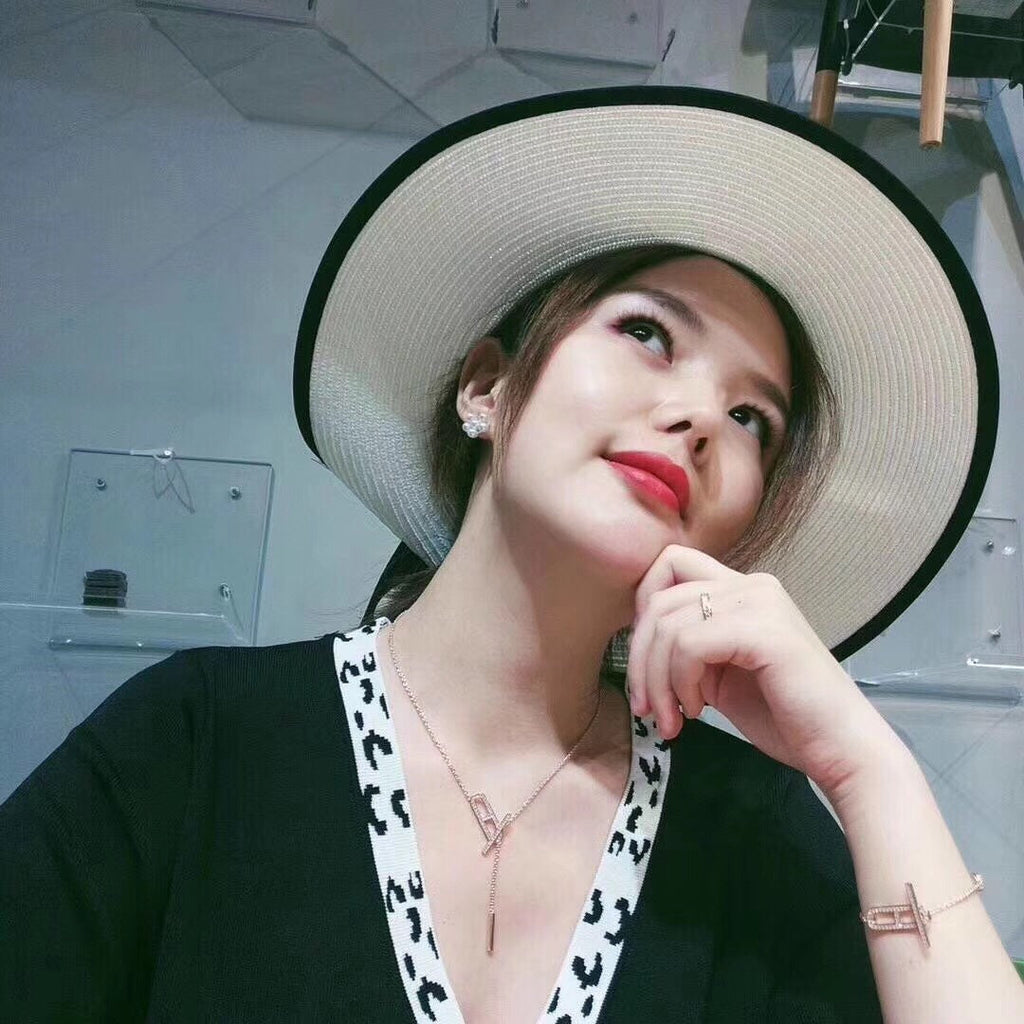 Imperial HM Halskette aus Platin-Roségold mit Diamanten