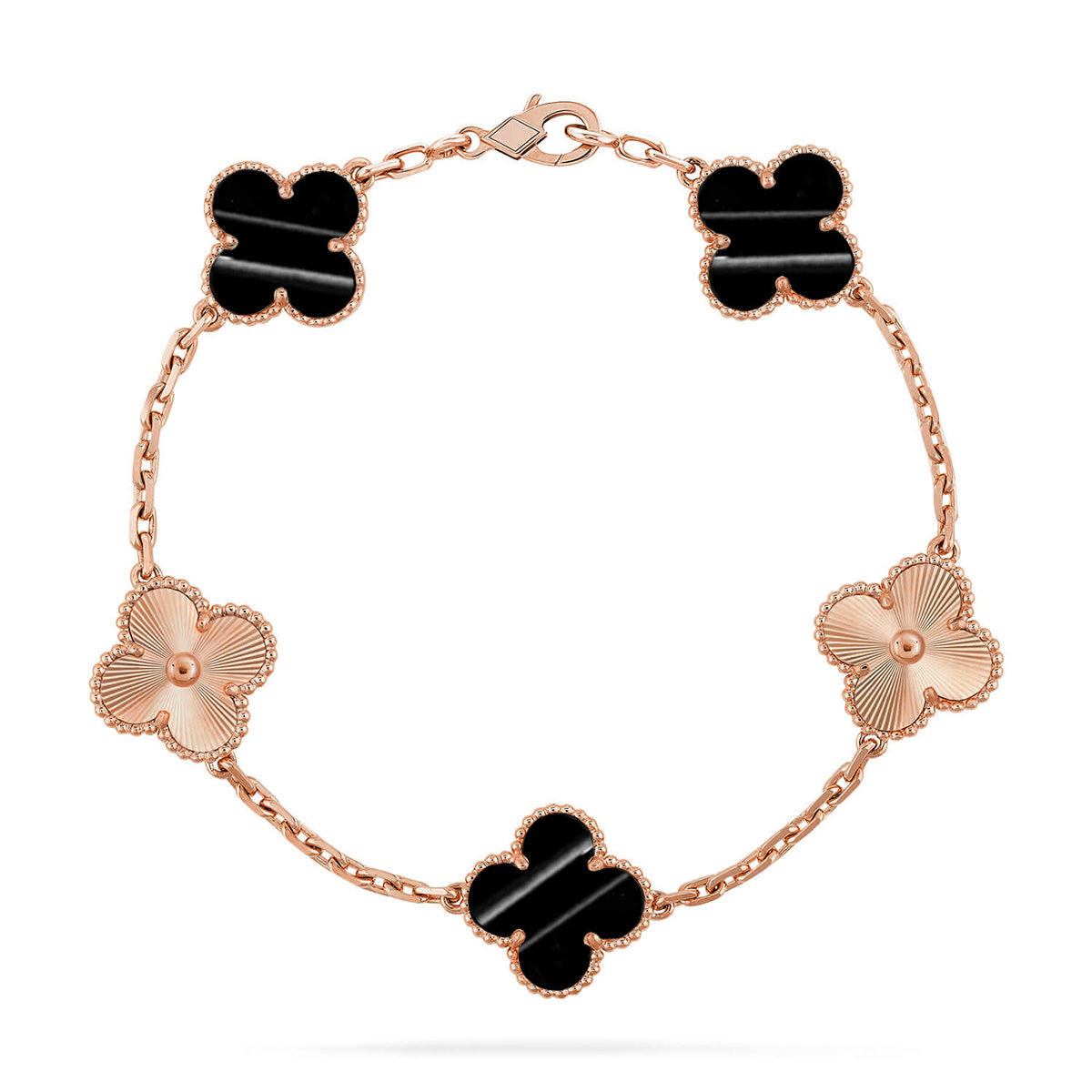 [Imperial]Nueva COLECCIÓN DE BRAZALETE TREBOL 5 MOTIVOS PIEDRA PULSAR