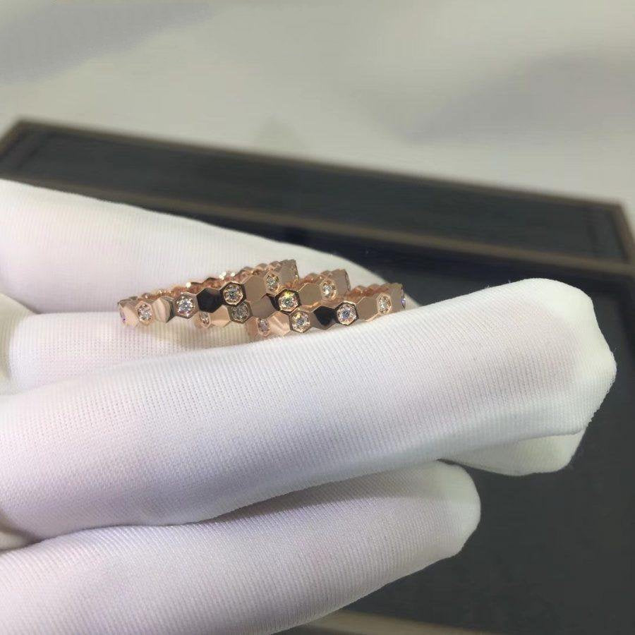 Imperial BEE LOVE RING ROSA GOLD DIAMANT