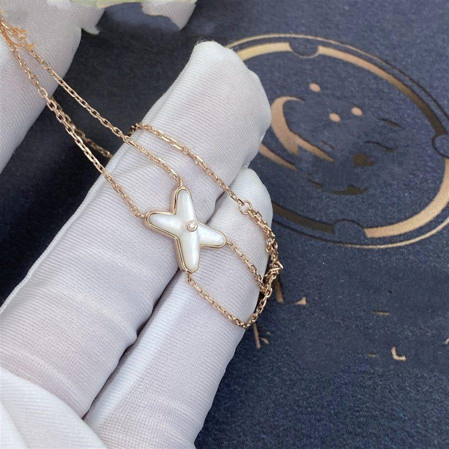 Imperial JEUX ARMBAND WEISS MOP ROSA GOLD 1 DIAMANT