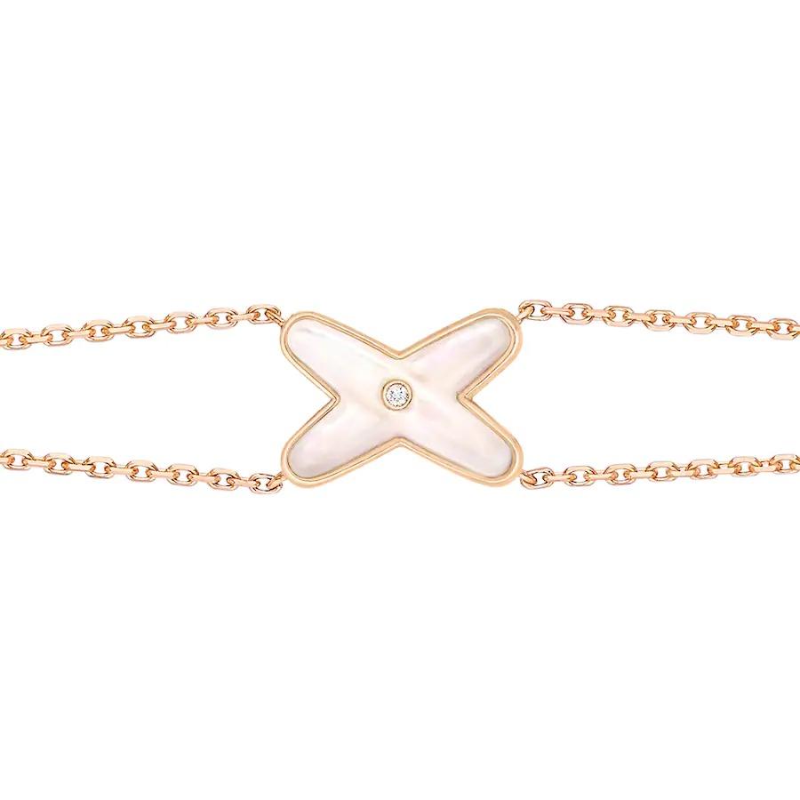 Imperial JEUX ARMBAND WEISS MOP ROSA GOLD 1 DIAMANT