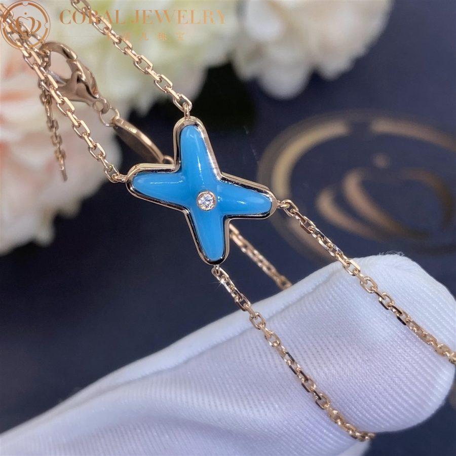 Imperial JEUX ARMBAND TÜRKIS ROSA GOLD 1 DIAMANT