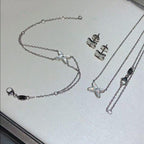 Imperial JEUX ARMBAND WEISS MOP SILBER 1 DIAMANT