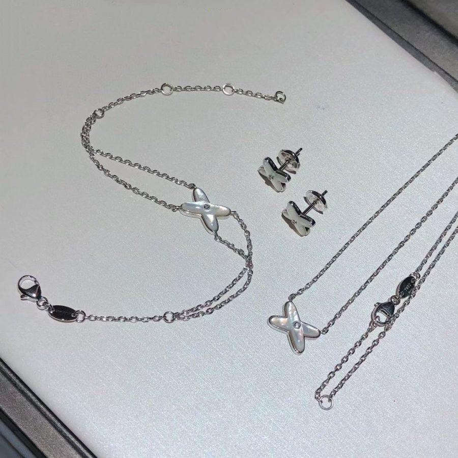 Imperial JEUX ARMBAND WEISS MOP SILBER 1 DIAMANT