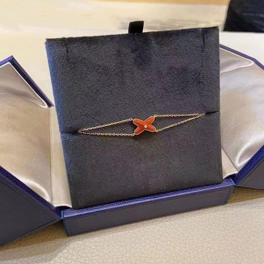 Imperial JEUX ARMBAND KARNELIANS ROSÉGOLD 1 DIAMANT