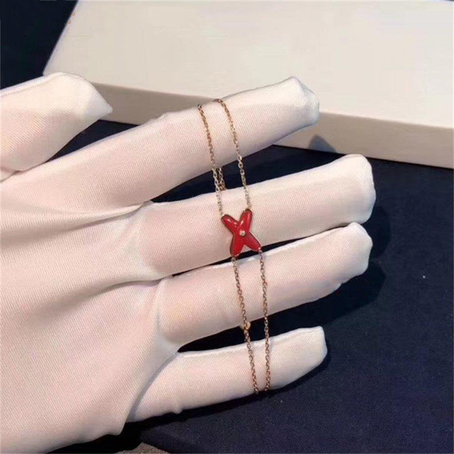 Imperial JEUX ARMBAND KARNELIANS ROSÉGOLD 1 DIAMANT