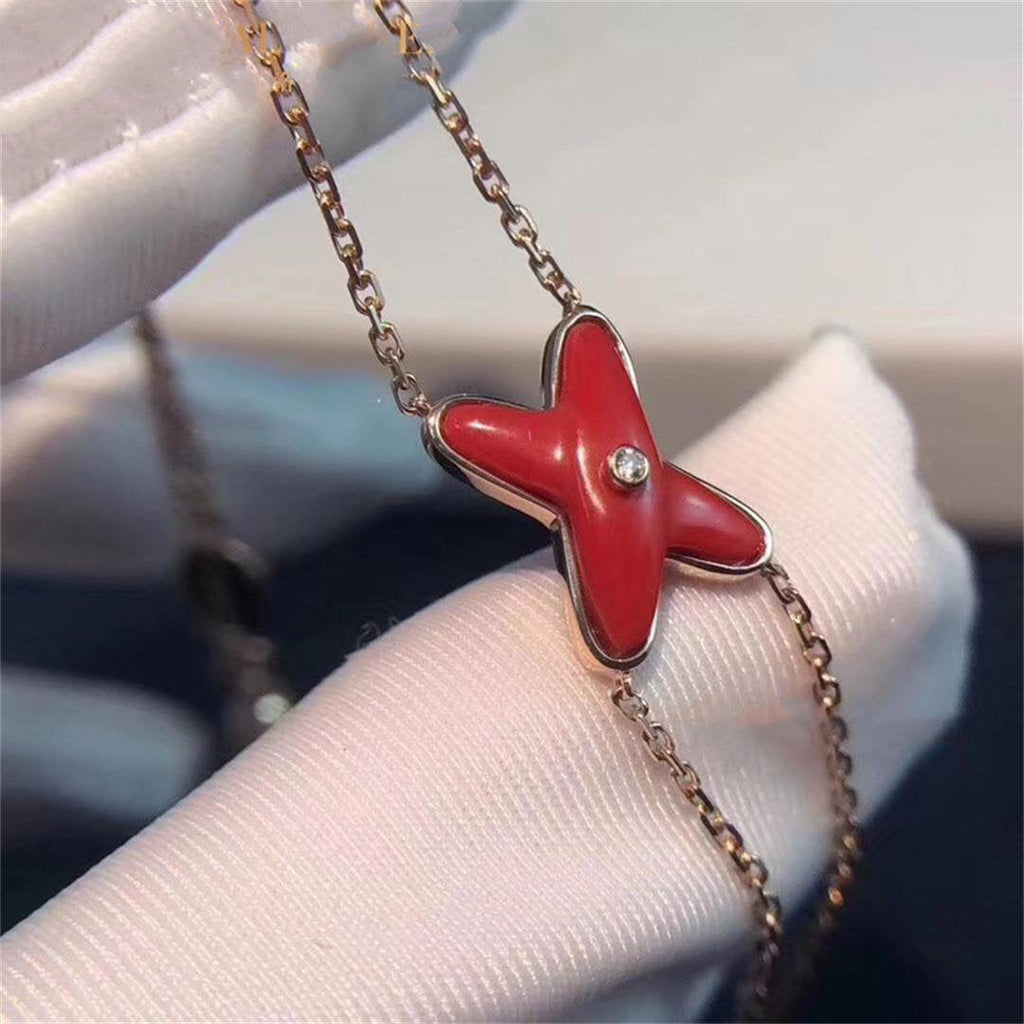¡®Imperial¡¯JEUX BRACELET CARNELIAN PINK GOLD 1 DIAMOND
