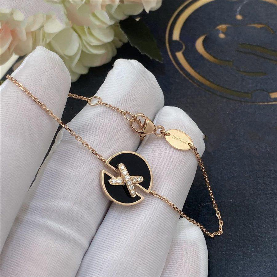 ¡®Imperial¡¯Armbänder Onyx Pink Gold Diamant