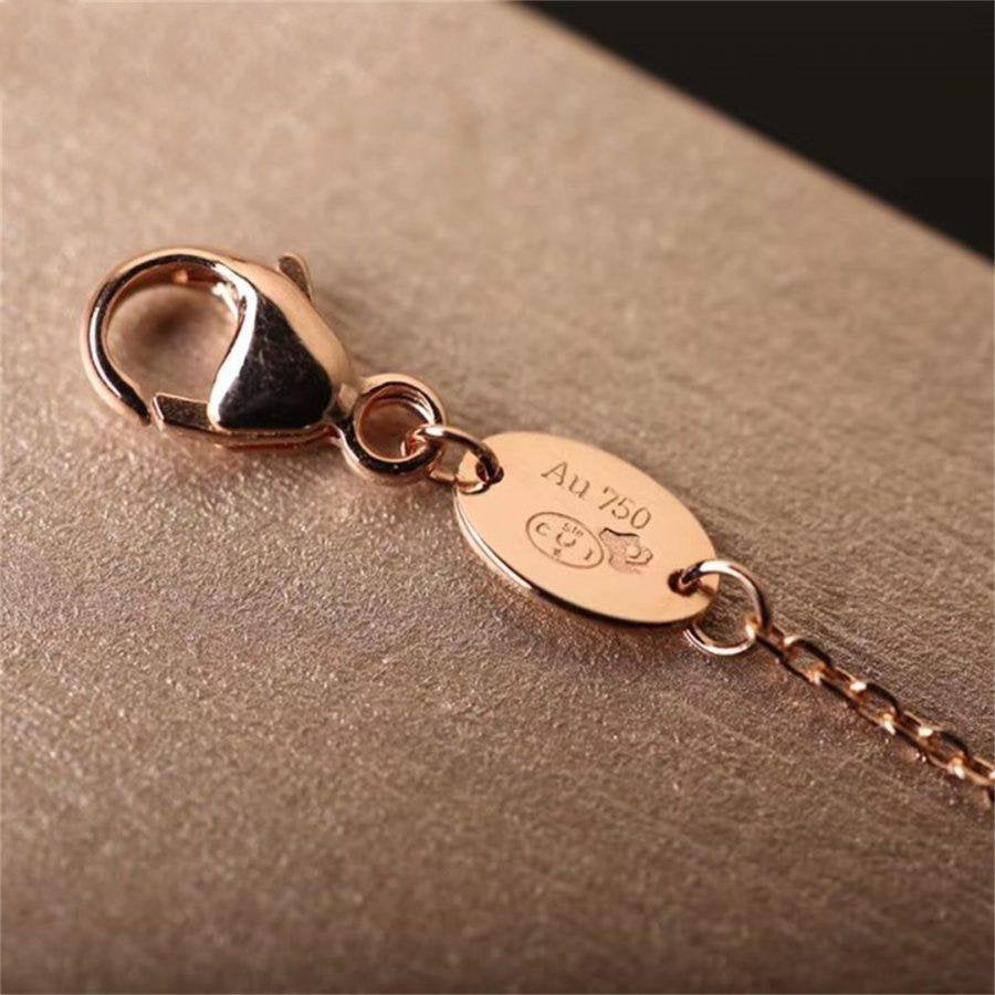 Imperial Ring mit Hohlmuster, vierblättriges Kleeblatt