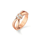 Imperial LIENS RING ROSA GOLD DIAMANT