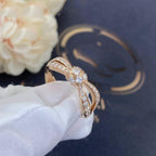 Imperial LIENS RING AUS ROSA GOLD MIT DIAMANTEN
