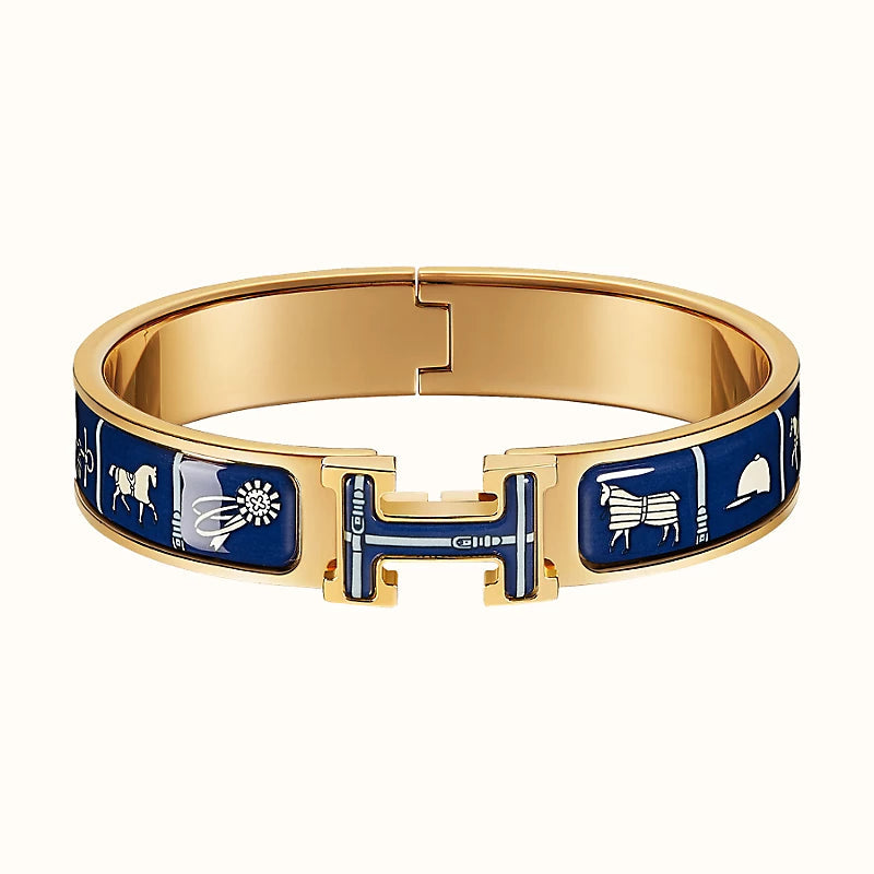 Imperial H COUVERTURES Armband in Dunkelblau