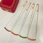 [Imperial] CLASH NEW COLORED GEMSTONE NECKLACE