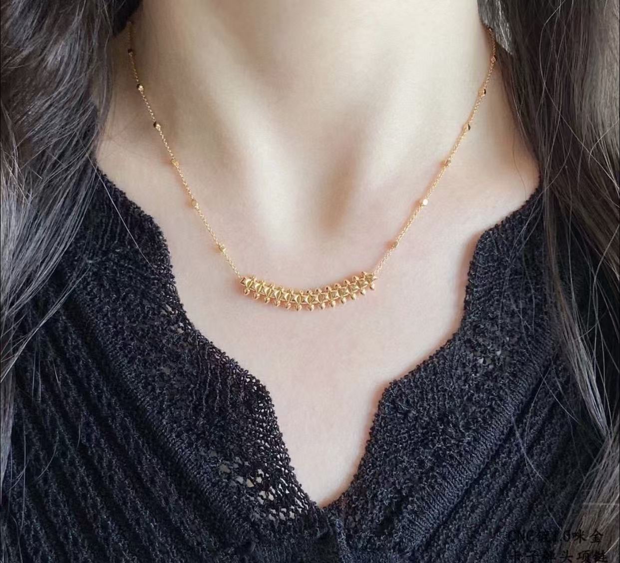 ¡®Imperial¡¯CLASH RIVET NECKLACE