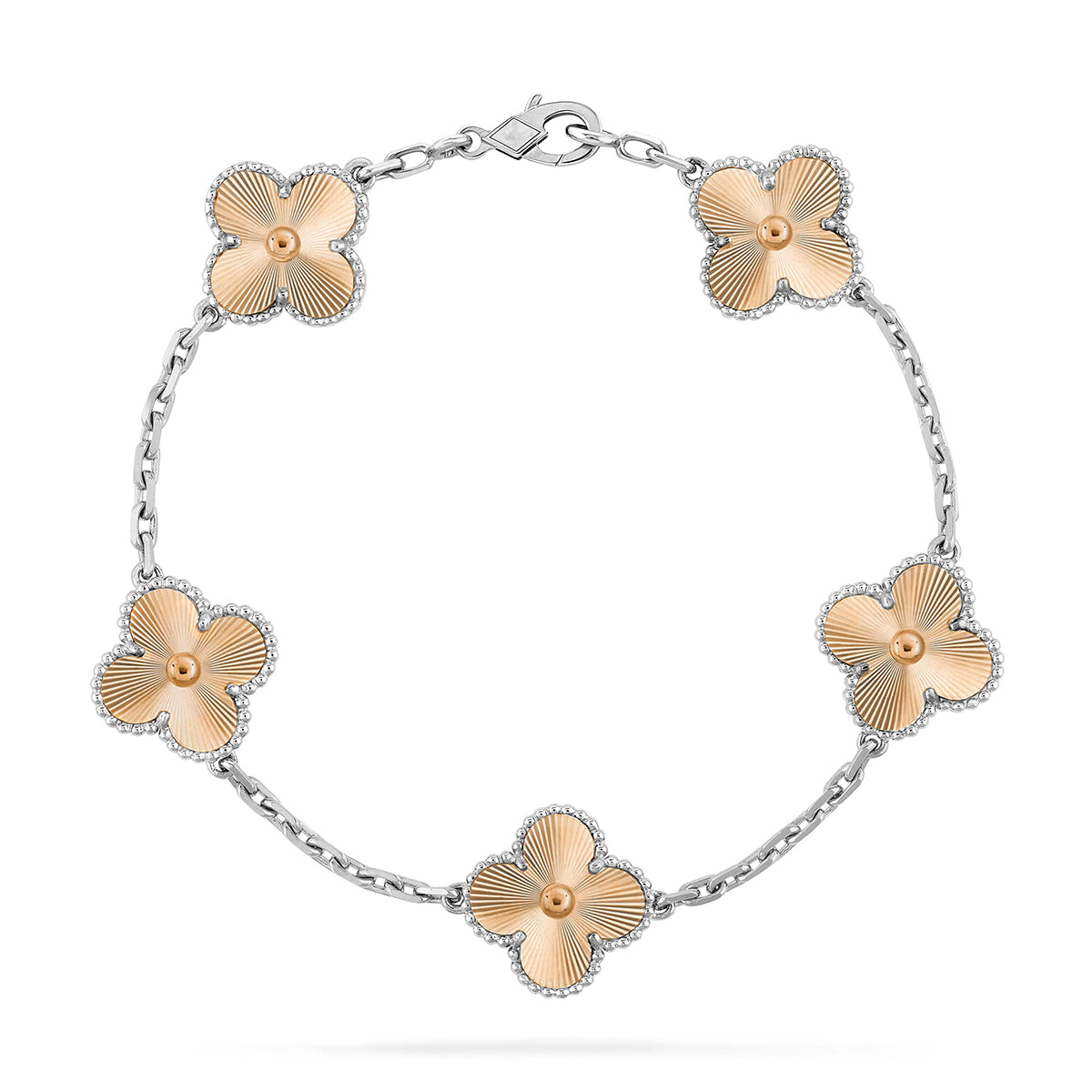 [Imperial]Nueva COLECCIÓN DE BRAZALETE TREBOL 5 MOTIVOS LÁSER