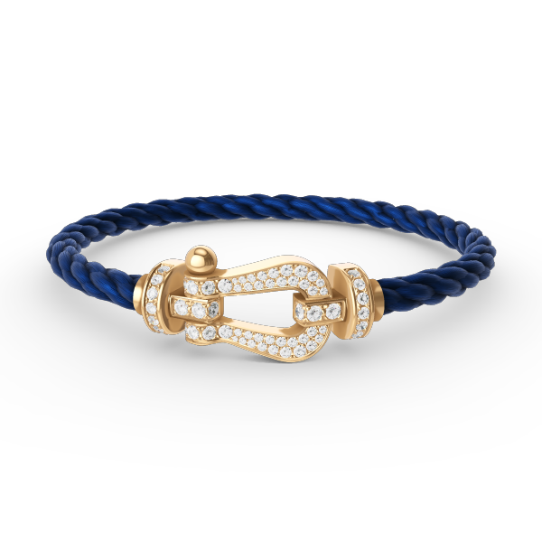 ¡®Imperial¡¯FORCE LARGE HORSESHOE FULL DIAMOND BRACELET GOLD