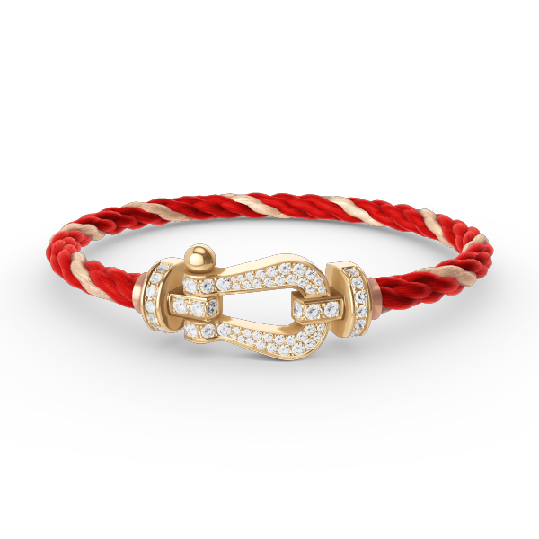 ¡®Imperial¡¯FORCE LARGE HORSESHOE FULL DIAMOND BRACELET GOLD