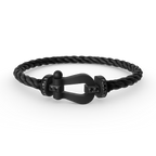 ¡®Imperial¡¯FORCE LARGE SERIES HORSESHOE BLACK SAMURAI BRACELET