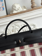 HERBAG ZIP 31 LACKIERTE TASCHE IN BRAUN MIX GELB H PLUME CANVAS