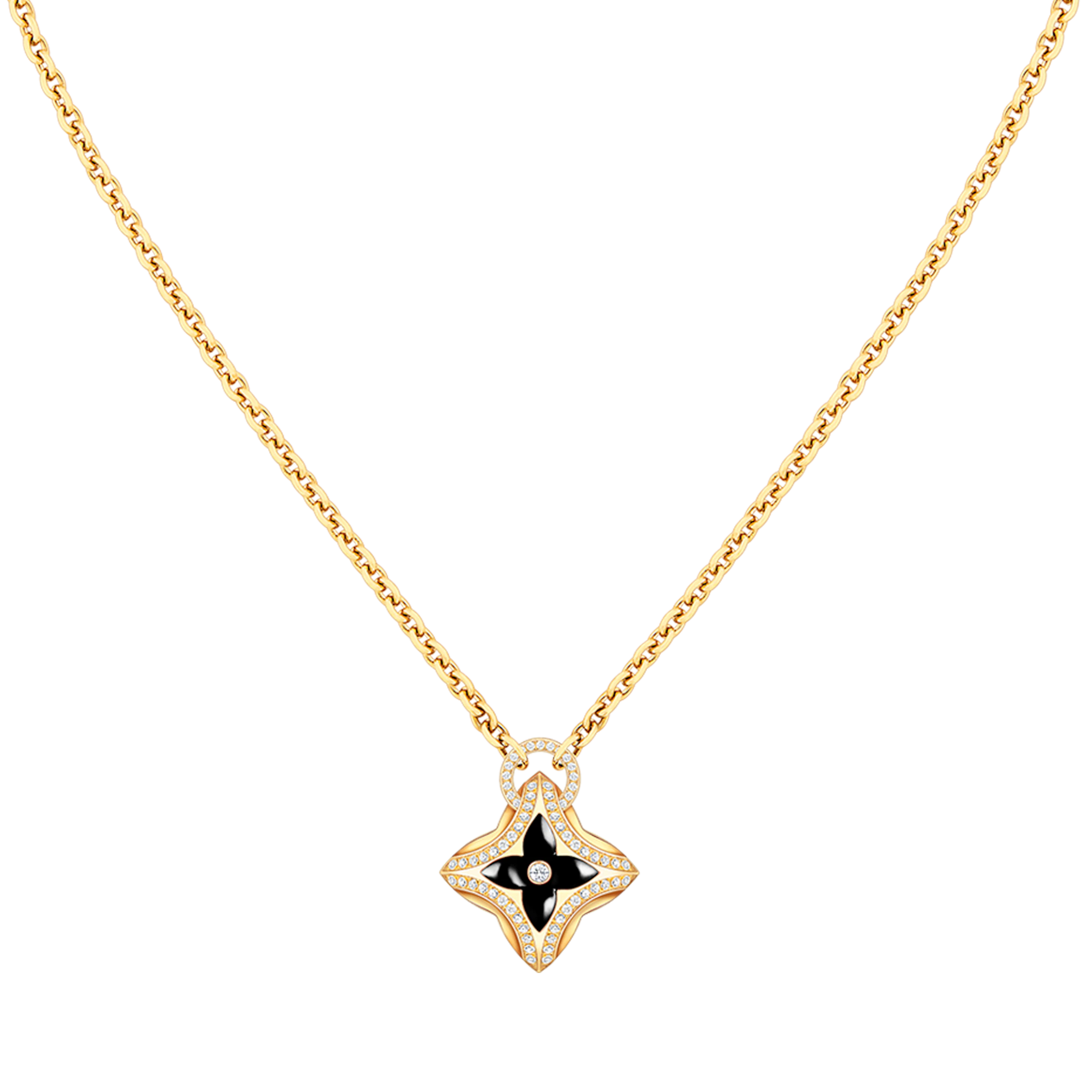 ¡®Imperial¡¯STAR PEDANT PINK GOLD DIAMOND NECKLACE