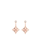 ¡®Imperial¡¯DOUBLE STAR PINK GOLD MOP DROP EARRINGS