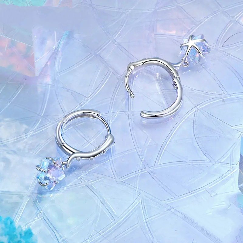 繊細な金メッキイヤリング 低刺激性 タコ ヒトデ イヤリング ギフト