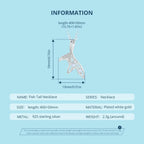 Fischschwanz-Halskette für Damen