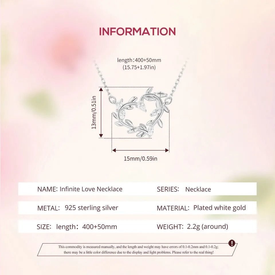 Halskette „Unendliche Liebe“ für Damen