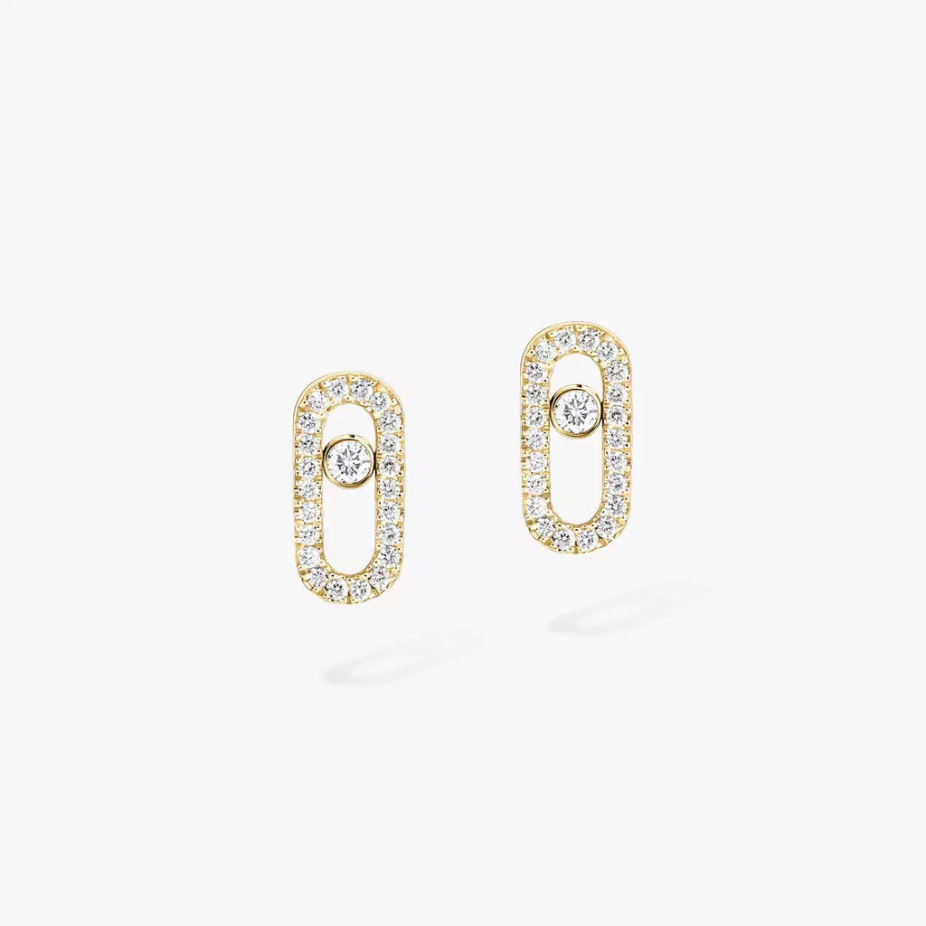 [Imperial] Move Uno Diamond Earrings