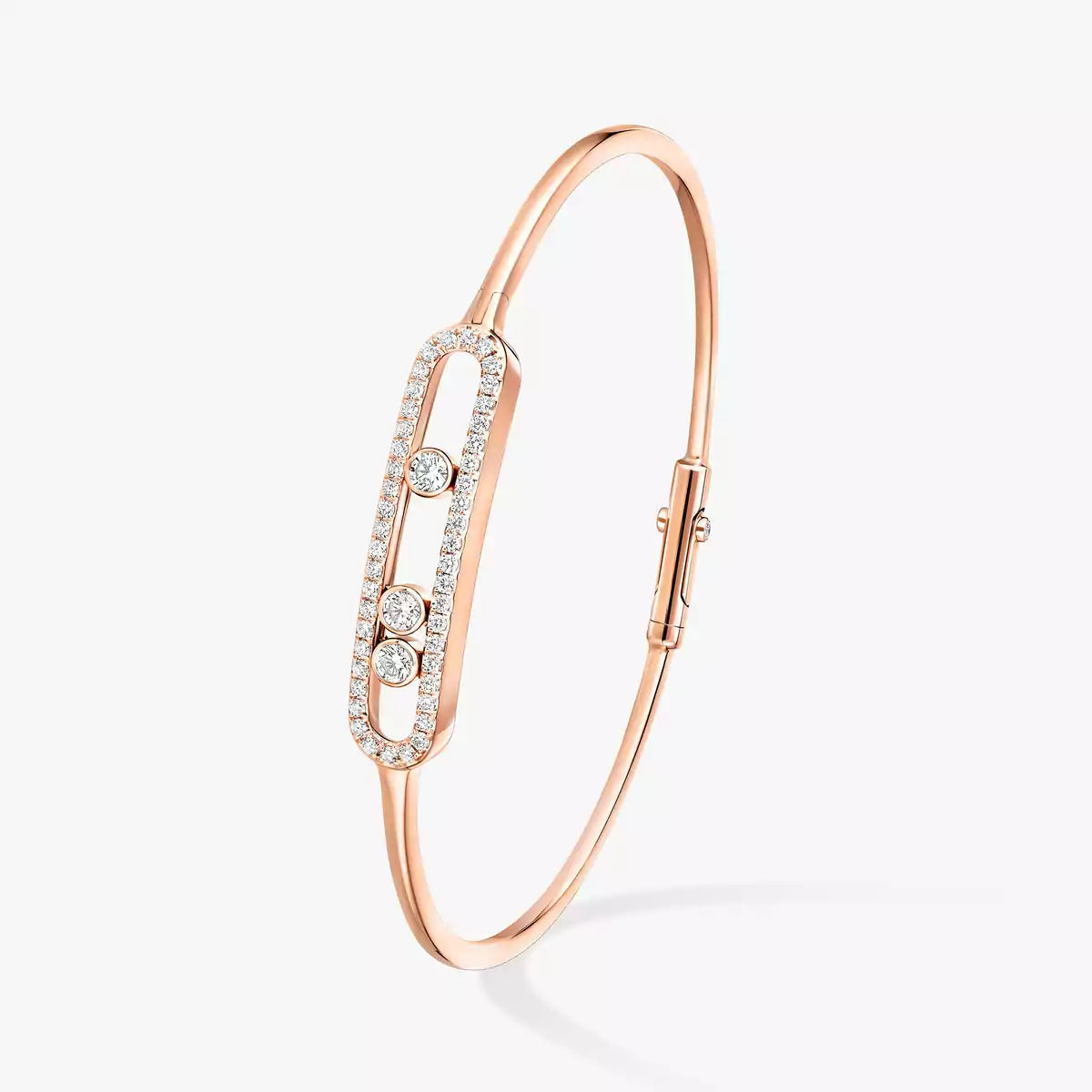 [Imperial] Move Pavé Diamond Bangle Bracelet M