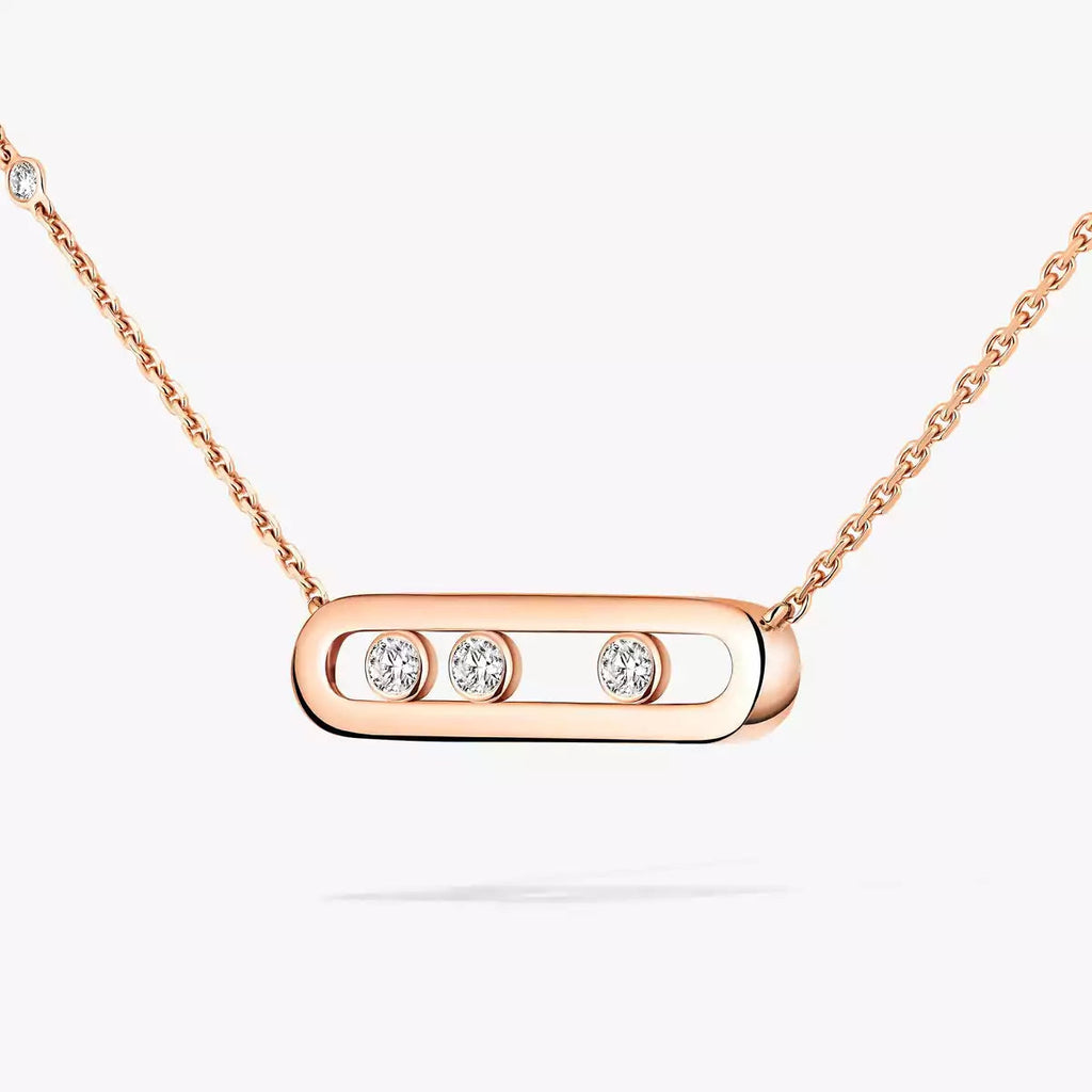 [Imperial]  Baby Move Gold Diamond Necklace