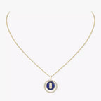 [Imperial Jewelrys]Lucky Move Diamond Necklace in Rose Gold and White Mother-of-Pearl