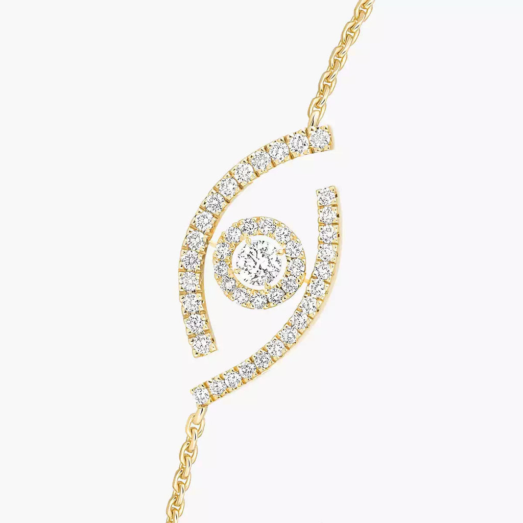 [Imperial Jewelrys]Lucky Eye Pave-Set Diamond Bracelet