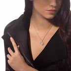 [Imperial Jewelrys]Lucky Move Diamond Necklace in Rose Gold and White Mother-of-Pearl