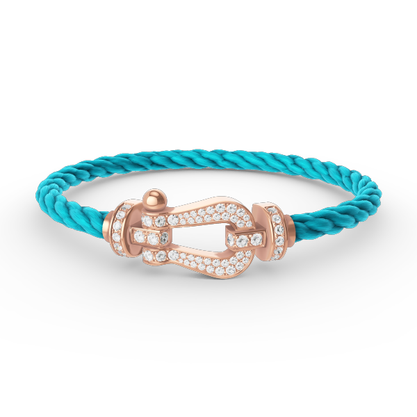 ¡®Imperial¡¯FORCE LARGE HORSESHOE FULL DIAMOND BRACELET ROSE GOLD