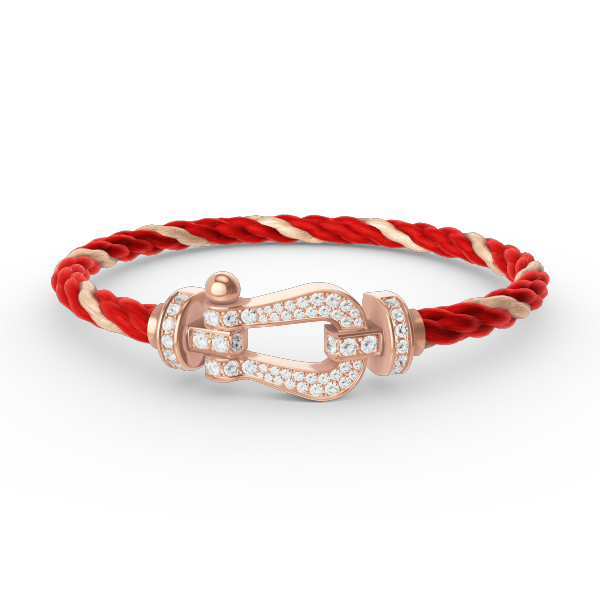 ¡®Imperial¡¯FORCE LARGE HORSESHOE FULL DIAMOND BRACELET ROSE GOLD