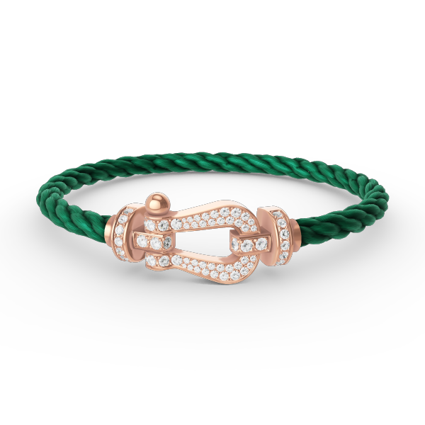 ¡®Imperial¡¯FORCE LARGE HORSESHOE FULL DIAMOND BRACELET ROSE GOLD