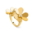 Imperial CLOVER COMOS GOLD DIAMOND RING