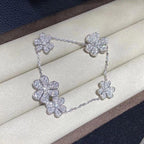 ¡®Imperial¡¯FRIVOLE SILVER 5 FLOWERS BRACELET