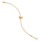 ¡®Imperial¡¯FRIVOLE GOLD FLOWER PINK MALACHITE BRACELET