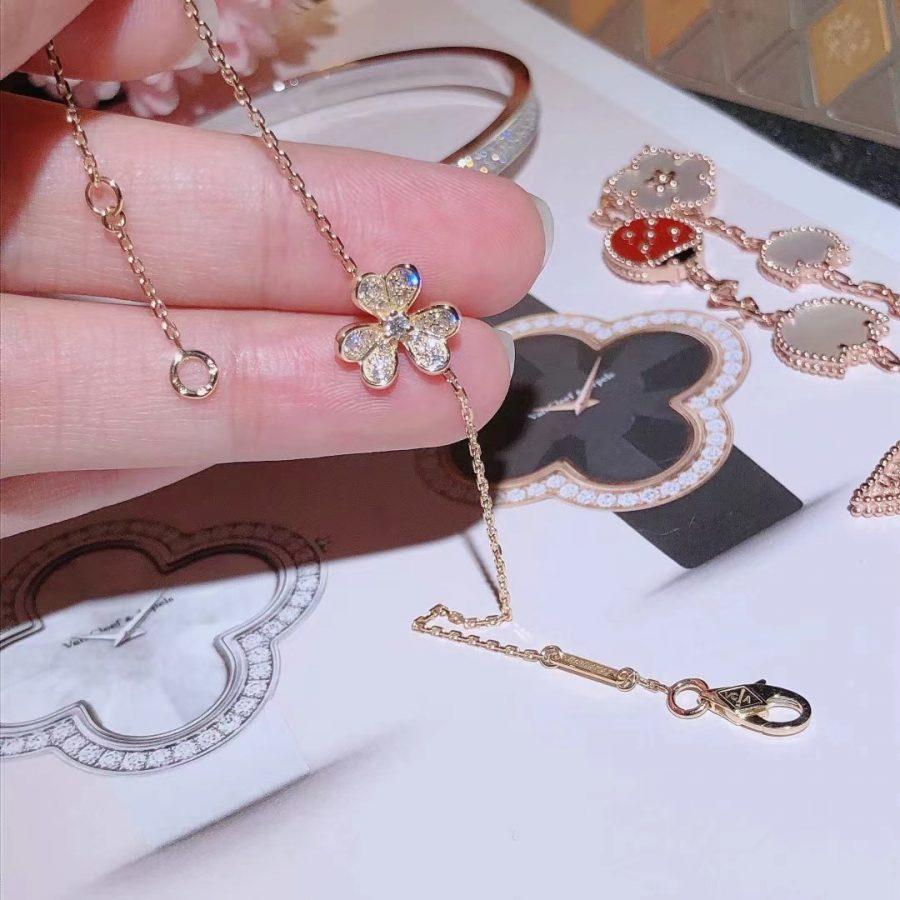 Imperial FRIVOLE GOLD BLUMEN-DIAMANT-ARMBAND