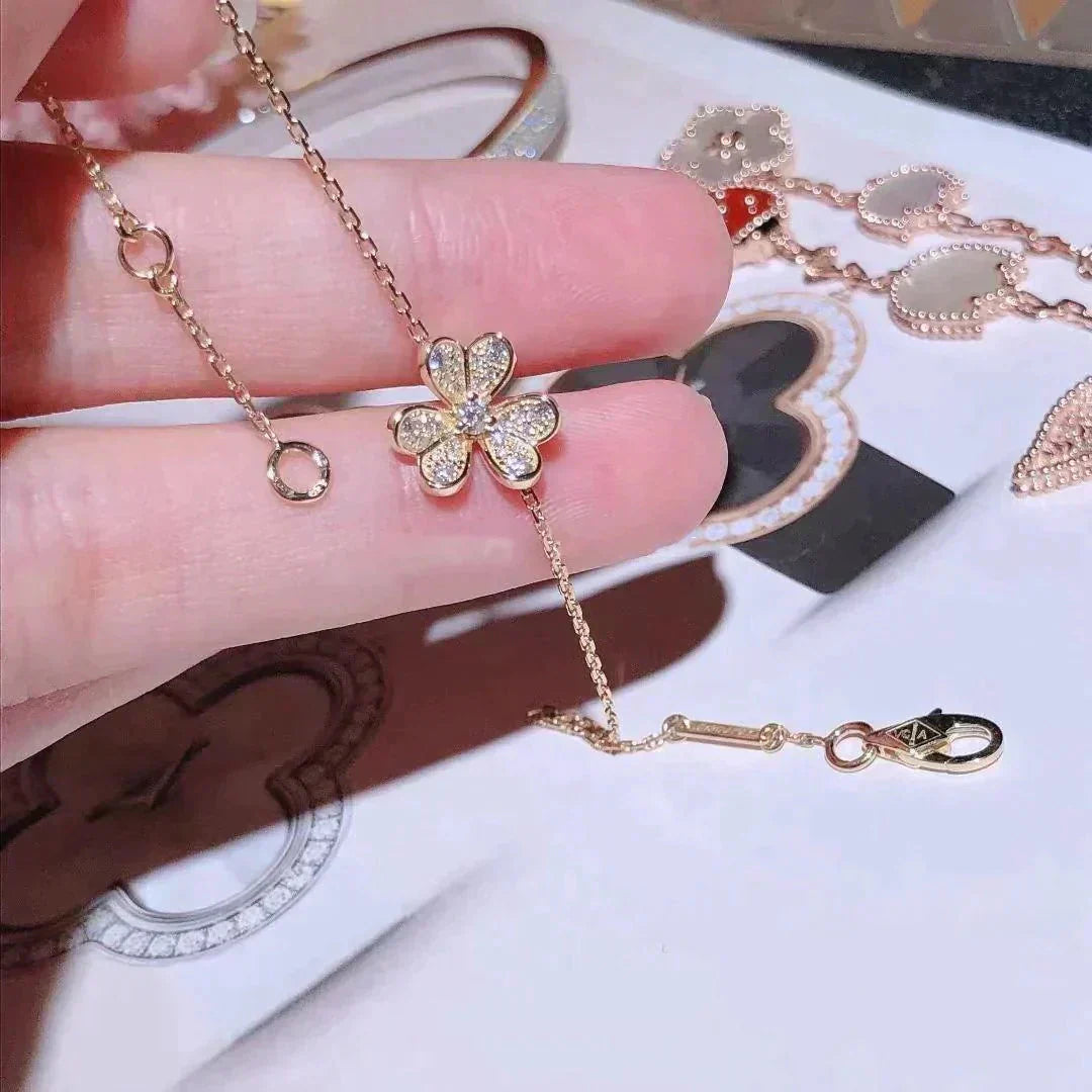 Imperial FRIVOLE GOLD BLUMEN-DIAMANT-ARMBAND