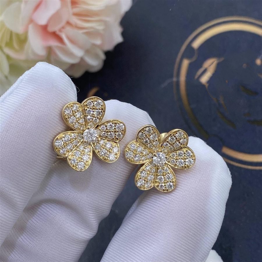 ¡®Imperial¡¯FRIVOLE GOLD FLOWER DIAMOND EARRINGS